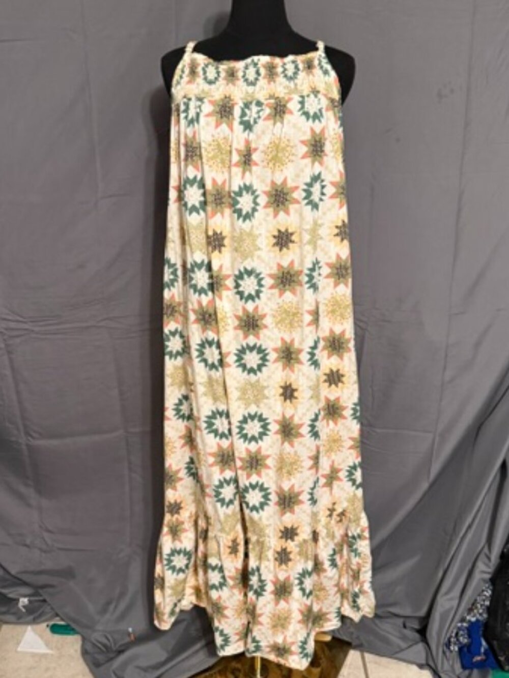 UNIVERSAL THREAD Quilt Pattern Slip Dress Size 2X